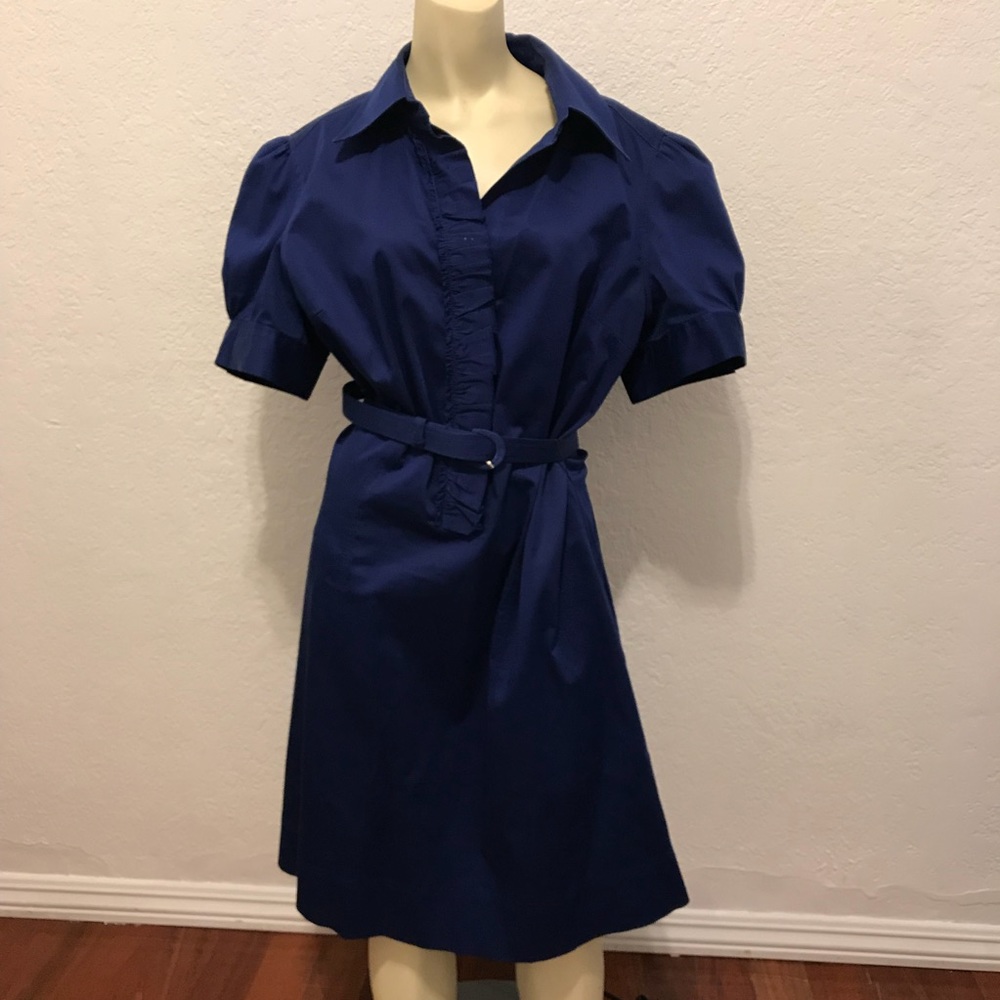 Dark Blue Dress (PLUS SIZE)